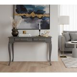 Wooding Mobilya 100 cm Masif Lükens Gri Çalışma Masası - 100x60