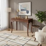 Wooding Mobilya 100 cm Masif Rustik Ceviz Çalışma Masası - 100x60