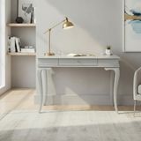 Wooding Mobilya 100 cm Masif Rustik Gri Çalışma Masası - 100x60