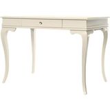 Wooding Mobilya 110 cm Çekmeceli Masif Çalışma Masası - 110 x 70 Cm - Krem