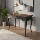 Wooding Mobilya 110 cm Masif Rustik Antrasit Ceviz Çalışma Masası - 110x70 - Antrasit - Ceviz