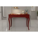 Wooding Mobilya 110 cm Masif Rustik Bordo Dresuar