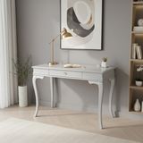 Wooding Mobilya 110 cm Masif Rustik Gri Çalışma Masası - 110x70