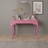 Wooding Mobilya 110 cm Masif Rustik Pembe Dresuar