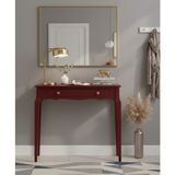 Wooding Mobilya 120 cm Masif Konik Bordo Dresuar
