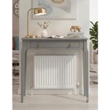 Wooding Mobilya 120 cm Masif Konik Gri Petek Üstü Yüksek Dresuar