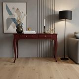Wooding Mobilya 120 cm Masif Lükens Bordo Çalışma Masası - 120x80