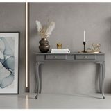 Wooding Mobilya 120 cm Masif Lükens Gri Çalışma Masası - 120x80