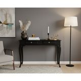 Wooding Mobilya 120 cm Masif Lükens Siyah Çalışma Masası - 120x80