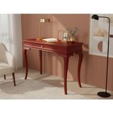 Wooding Mobilya 120 cm Masif Rustik Bordo Çalışma Masası - 120x80