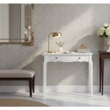 Wooding Mobilya 85 cm Masif Konik Beyaz Dresuar