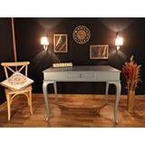 Wooding Mobilya Wooding 100 Cm Çekmeceli Masif Lake Gri Çalışma Masası