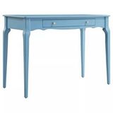 Wooding Mobilya Wooding 110 Cm Masif Mavi Lake Bonamy Çalışma Masası