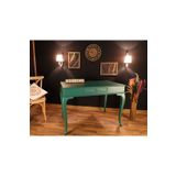 Wooding Mobilya Wooding 120 Cm Çekmeceli Masif Lake Yeşil Çalışma Masası