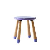 Wood&joy Ahşap Çocuk Odası Tabure - Lila