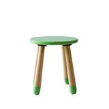 Wood&joy Ahşap Çocuk Odası Tabure - Yeşil