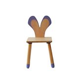 Wood&joy Fare Renkli Doğal Ahşap Çocuk Sandalyesi