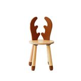 Wood&joy Geyik Ahşap Çocuk Odası Sandalyesi - Kahverengi