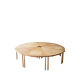 Wood&joy Sekiz Dilimli Üçgen Çocuk Etkinlik Aktivite Masası