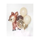 Woodland Konsept Geyik Balon Set Sevimli Geyik Balon Buketi Doğum Günü Balon Set