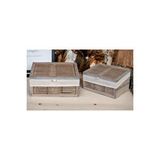 Woodluck Ahşap Ekmeklik Yıkanabilir Bezli Gri