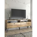 Wood'n Love Astreo 160 cm Atlantik Çam-Siyah Tv Ünitesi