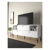 Wood'n Love Mia 160 cm Beyaz-Siyah Tv Ünitesi