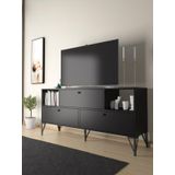 Wood'n Love Mia 160 cm Siyah-Siyah Tv Ünitesi