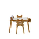 Woodnjoy Wood & Joy Ahşap Duyusal Çocuk Aktivite Masası 2 Sandalye Seti(Rulo Kağıt Hediyeli)