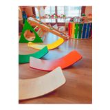 Woodnjoy Wood & Joy Doğal Ahşap Denge Tahtası (SARI)