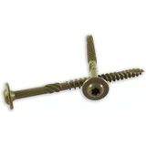 Woodpro Gurthalteband ST516 X 6B 15,2 cm uzunluk çamaşır makinesi dış kafa ahşap 5/16, 250 adet