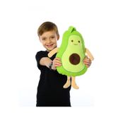 WOODROFFE Sevimli Avokado Peluş Yastık & Uyku Arkadaşı Yastık & Oyuncak Yastık & Hediyelik Yastık 45 Cm
