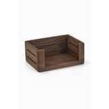 Woodsaka 3Line Kartvizit Kutusu - Ceviz - 11Cm X 7.8Cm X 4.5Cm