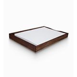 Woodsaka Gobi Ceviz Kağıt Kutusu ve Evrak Rafı ve Dosyalık - 234mm X 343mm X 30mm