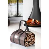Woodshut Şömine Odun Taşıma Çantası Suya Dayanıklı Büyük Hacimli - Bordo
