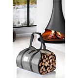 Woodshut Şömine Odun Taşıma Çantası Suya Dayanıklı Büyük Hacimli - Gri