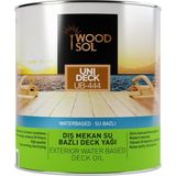 Woodsol Unideck 2.5 l Su Bazlı Ahşap Deck Yağı Clear Renk Kolay Uygulama ve Yüksek Dayanım