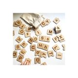 WoodStory Ahşap Alfabe Bulmacası Büyük Ve Küçük Harf Eşleştirme Oyunu / Kesesi İle Birlikte Gönderillir.