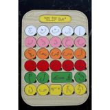 WoodStory Ahşap Elifba Öğreniyorum, Puzzle, Bul Tak Montessori