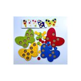 WoodStory Eğitici Ahşap Kelebek Oyunu Montessori Çocuklar İçin Zeka Geliştirme
