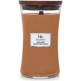 Woodwick Santal Myrrh Büyük Kahverengi Mum 609 G - Standart