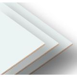 Woodwork Duralit Mdf, Tek Tarafı Beyaz Boyalı, 3mm Çok Amaçlı Ahşap Levha, Resim Altlığı - 35 x 50 cm