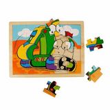 Woody Ahşap 20 Parça Puzzle - Sevimli Böcekler
