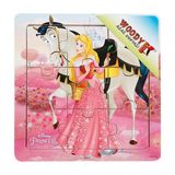 Woody Disney Princess 9 Parça Ahşap Oyuncak Yapboz Aurora