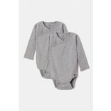 Woody Pamuklu 2’li Bebek Body-Rcl - 121-Gri Melanj