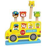 Woody Treasures Pop Up Oyuncak - Ahşap Oyuncaklar (Geliştirme Oyuncak, Kızlar ve Erkekler İçin Harika Hediye