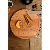 Woodya Kayın Kesme Tahtası - Sunum Tahtası 28R