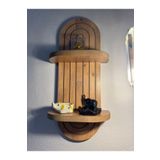 woodyart Amazon Safir Meşe Duvar Rafı 52x24 cm
