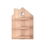 Woody&happy Dollhouse Naturel Ahşap Çocuk Odası Duvar Rafı