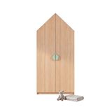 Woody&happy Small House Naturel Ahşap Çocuk Odası Gardırop